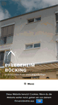 Mobile Screenshot of pflegeheim-boecking.de
